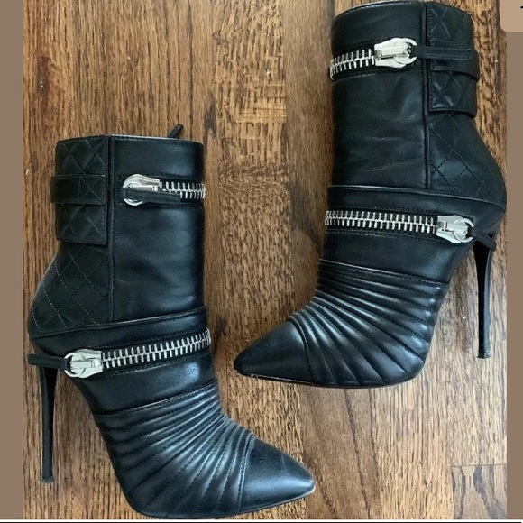 Giuseppe Zanotti Shoes - GIUSEPPE ZANOTTI OLINDA BIKER Zipper MOTO BOOTS